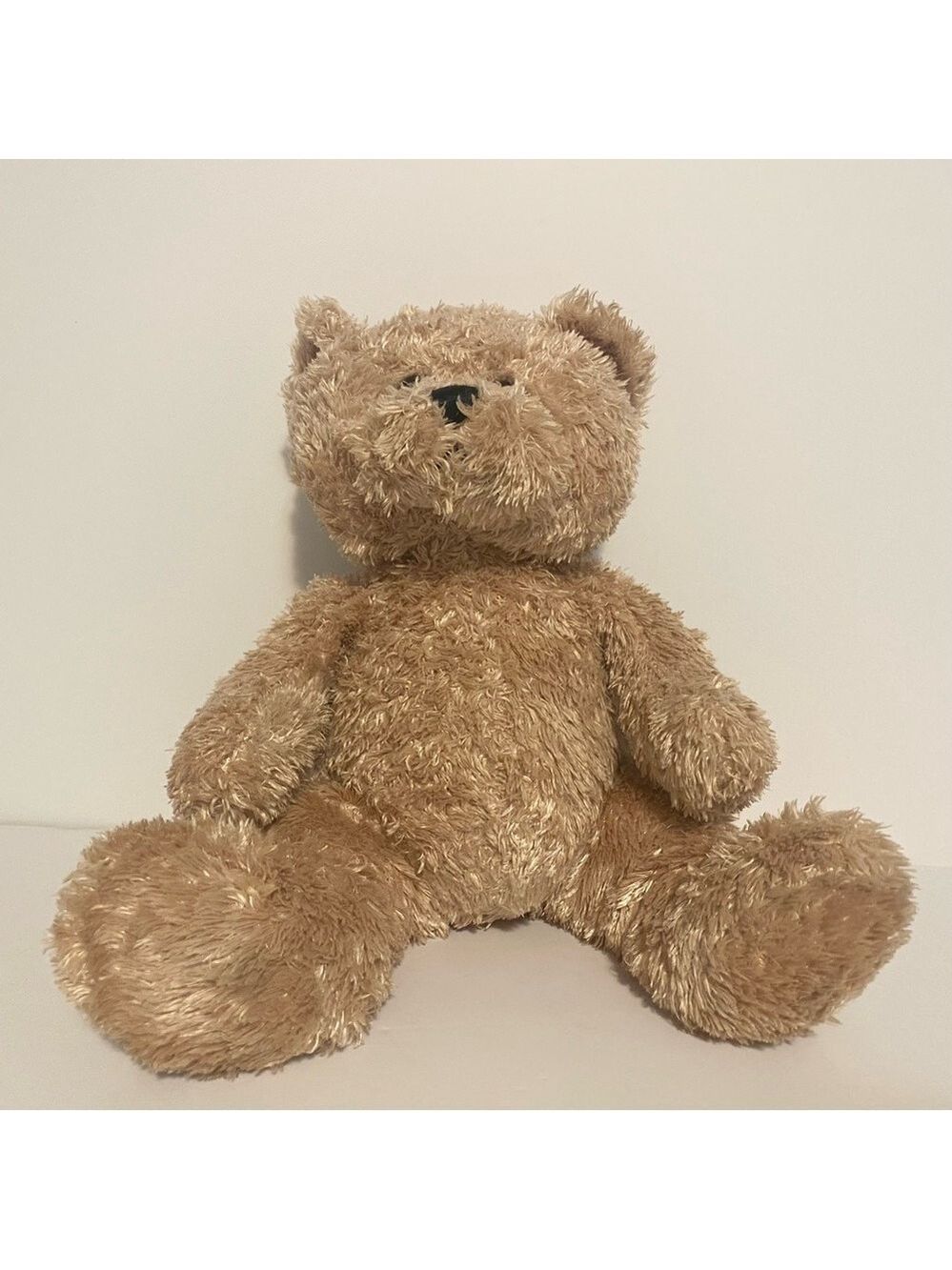 Animal Alley Vintage Teddy Bear 1999 Brown Tan Plush 8” Toy Curly Fur